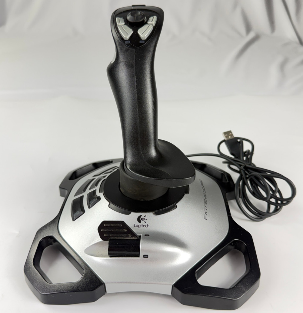Logitech Extreme 3D Pro USB Joystick Flight Controller 863225-1000 Tested